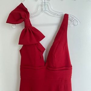 Mac Duggal bow dress